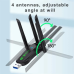 Wi-Fi адаптер AX900 USB 2.4G/5GHz Wi-Fi 6 + Bluetooth 5.4, для ПК і ноутбука, 4 антени