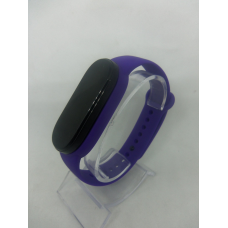 Ремінець силіконовий браслет Mi Band 5 мі бенд 5 фіолетовий