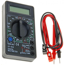 Мультиметр зі звуковою прозвонкой цифровий тестер Digital DT-832