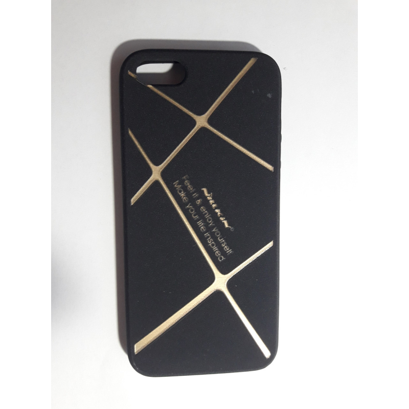 Чохол-накладка Nillkin для Iphone 5/5S/5SE (чорно-золотий)