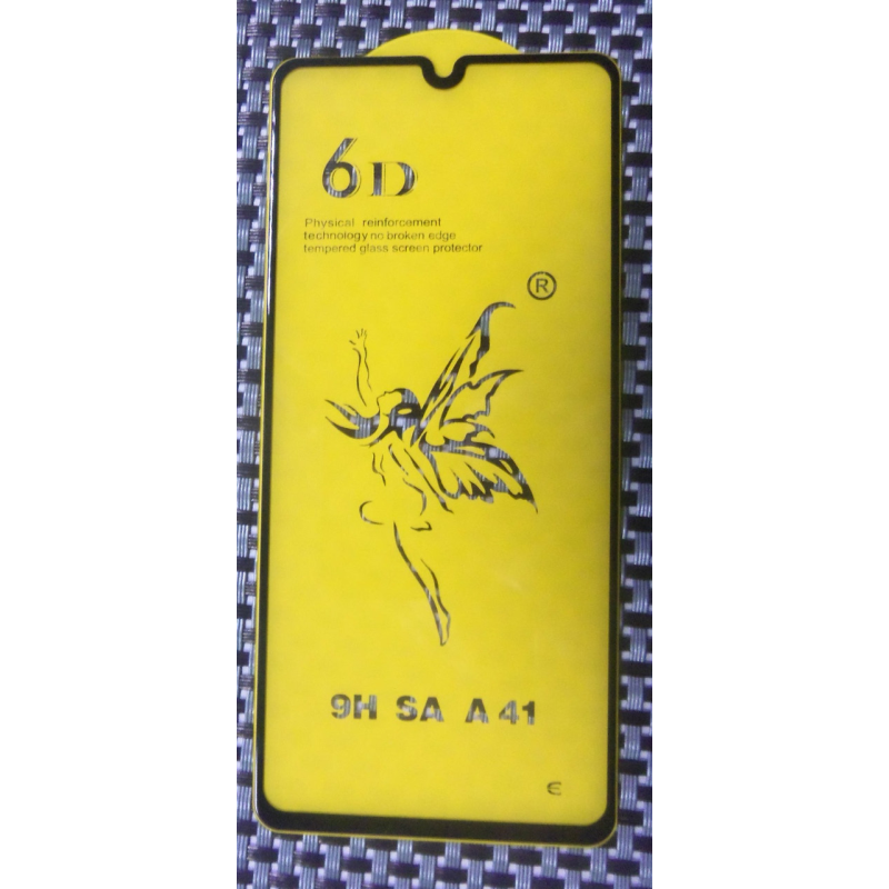 Захисне скло для Samsung Galaxy A41 (A415) 6D PREMIUM на весь екран чорний