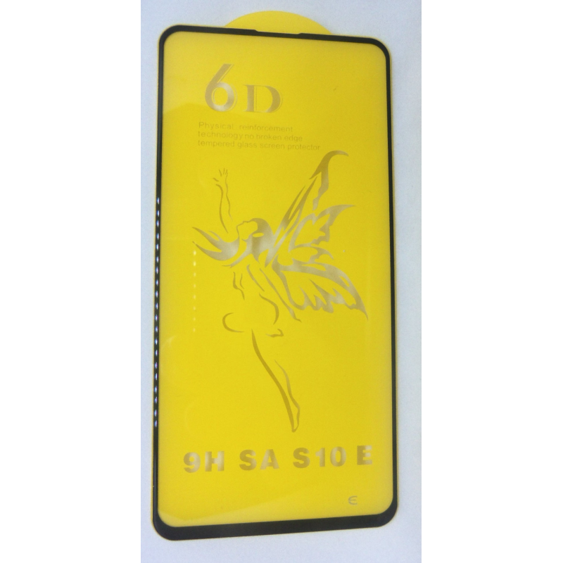 Захисне скло для Samsung Galaxy S10E 6D PREMIUM на весь екран чорний