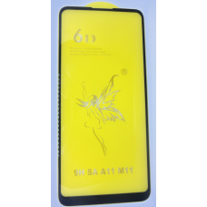 Захисне скло для Samsung Galaxy A11 M11 6D PREMIUM на весь екран чорний