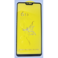 Захисне скло 6D Xiaomi Redmi NOTE Mi 6/8 Lite чорний