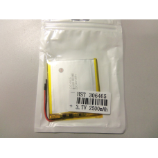 Внутрішній Акумулятор 03*64*65 (2500mAh 3,7 V) 306465 AAA клас в Запоріжжі