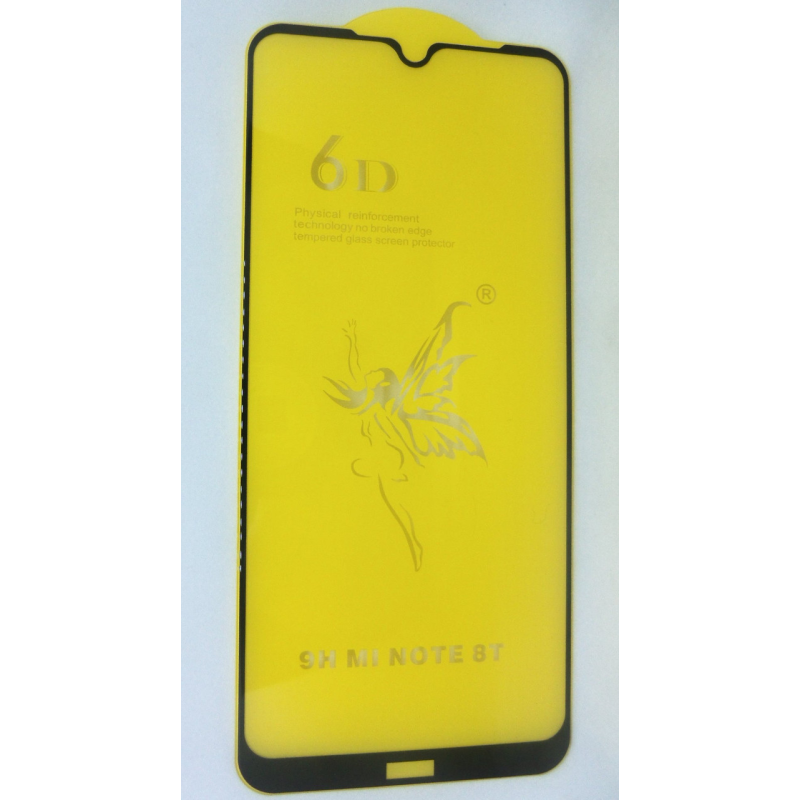 Захисне скло 6D Оригінал Xiaomi Redmi Mi Note 8 T чорний