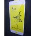 Захисне скло 6D PREMIUM для Iphone 6 plus white білий