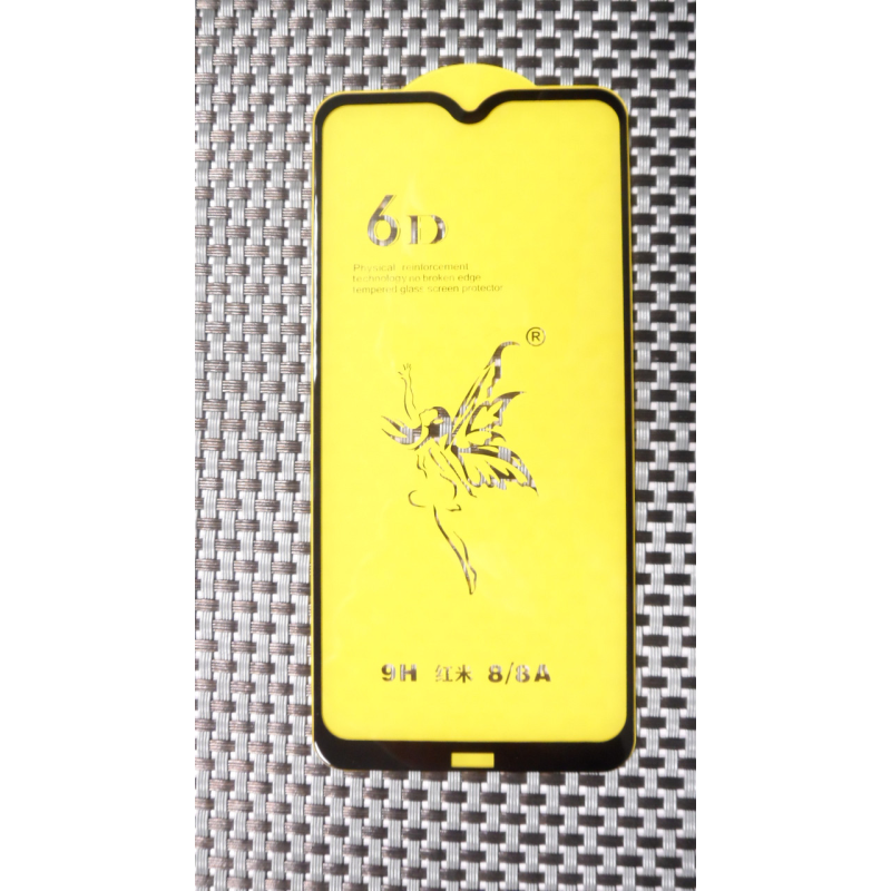 Захисне скло 6D Xiaomi Redmi 8/8A чорний