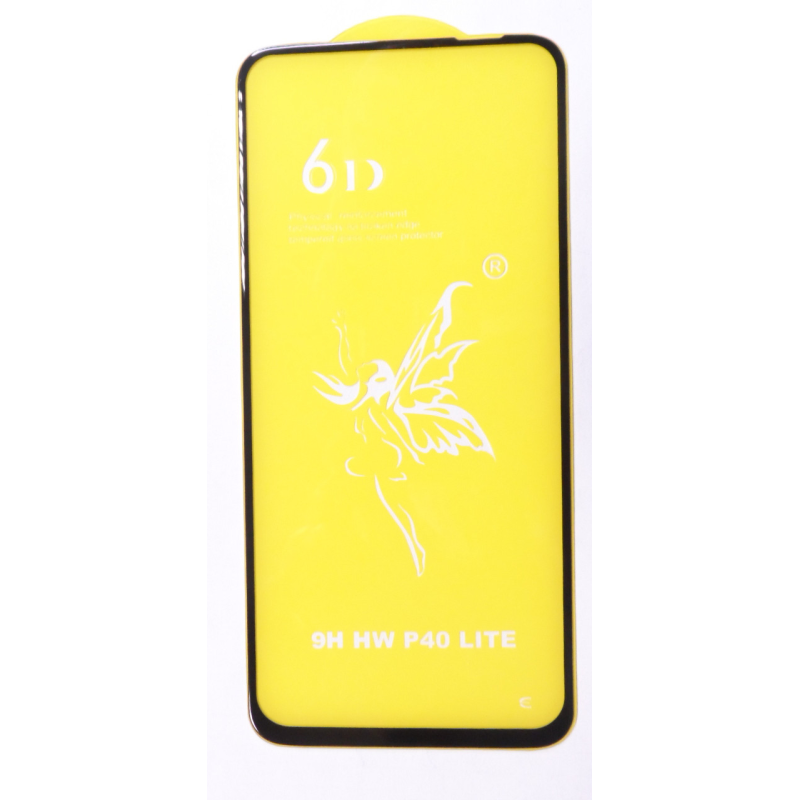 Захисне скло 6D Huawei P40 Lite Black чорний
