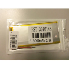 Внутрішній Акумулятор 3*64*140 (6000 mAh 3,7 V) 3070145 AAA клас в Запоріжжі