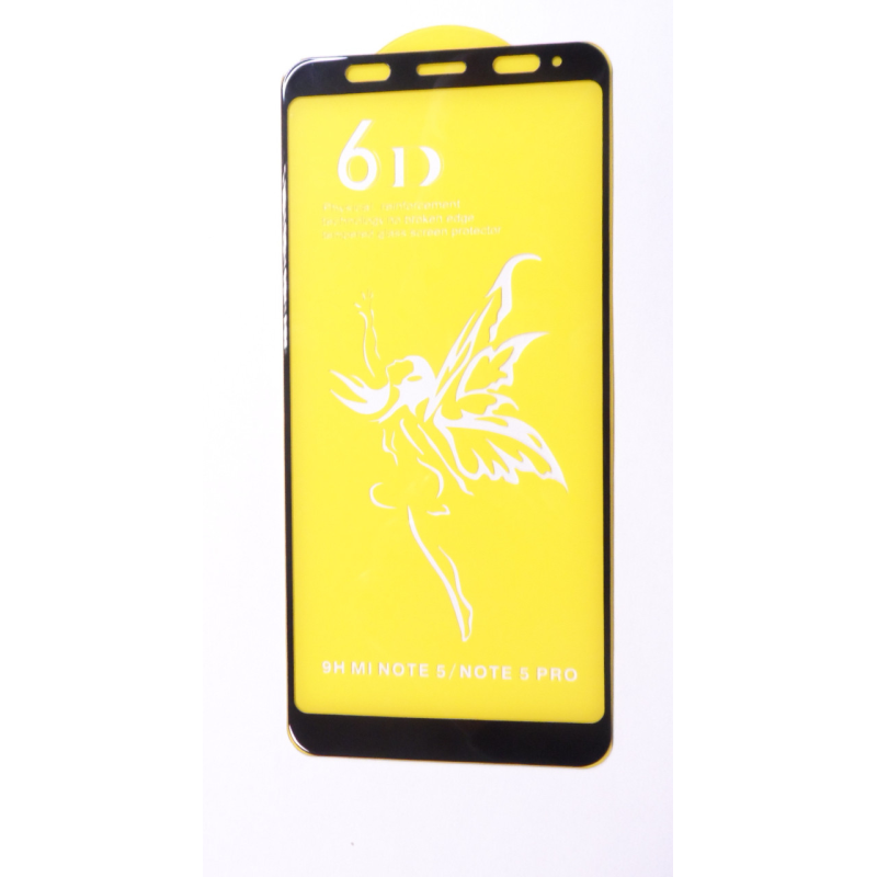 Захисне скло 6D Xiaomi Redmi Note 5 / Note 5 pro чорний