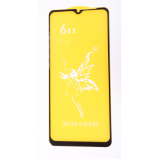 Захисне скло Premium 6D для Samsung Galaxy А12 / А32 на весь екран чорний