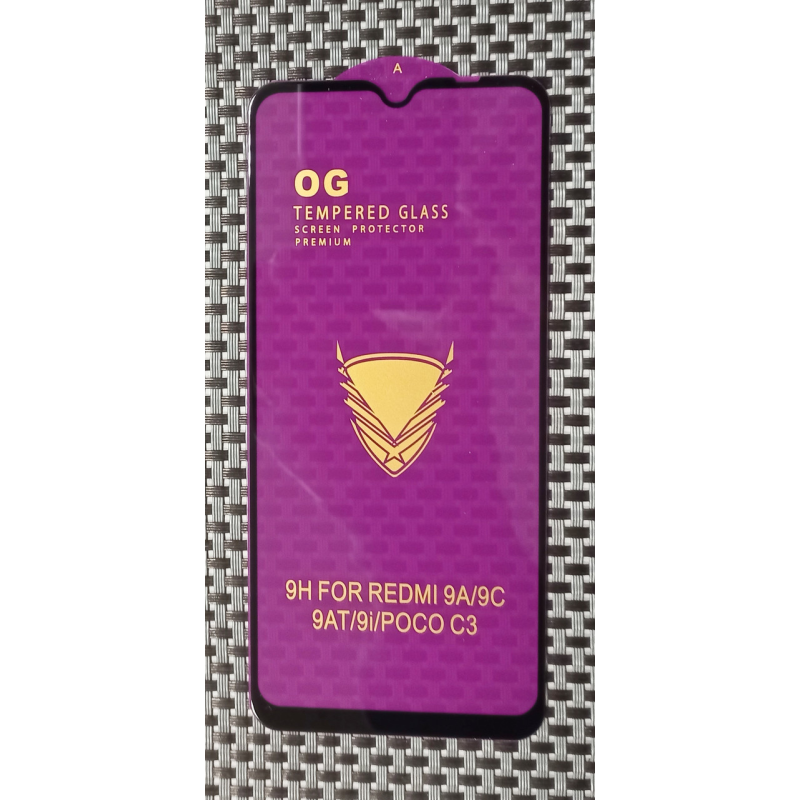 Захисне скло 9D Xiaomi Redmi 9A/9С