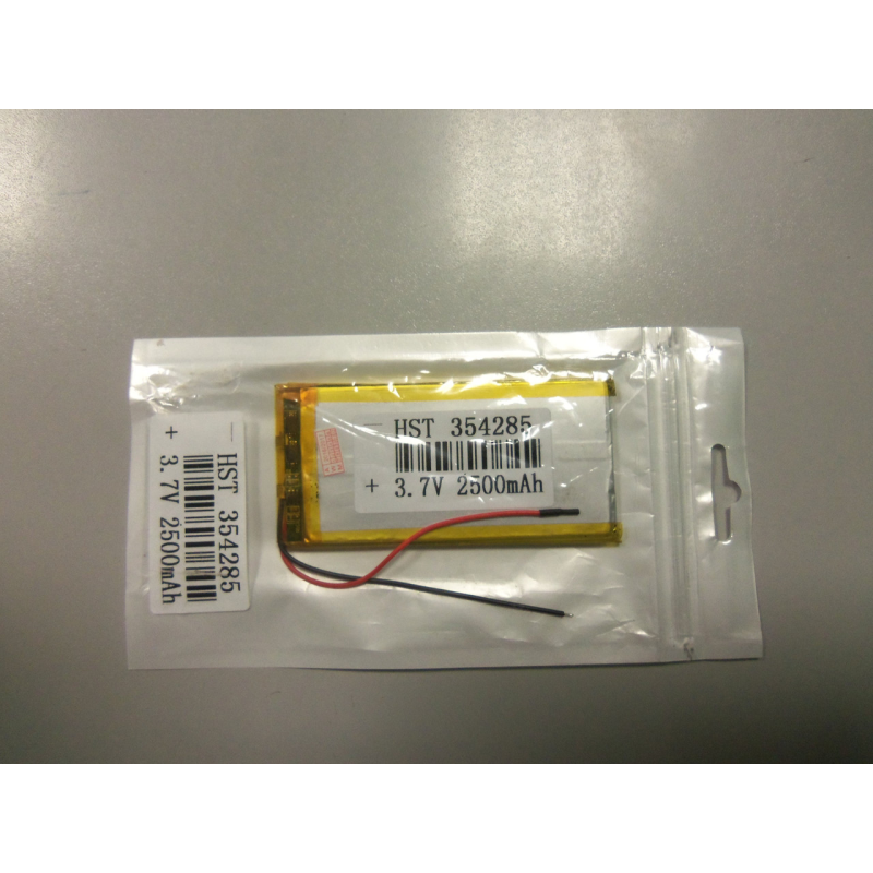 Внутрішній Акумулятор 3.9*41*84 (2500 mAh 3,7 V) 354285 AAA клас в Запоріжжі