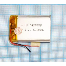 Внутрішній Акумулятор 4*25*35 (500 mAh 3,7 V) 042535 AAA клас в Запоріжжі