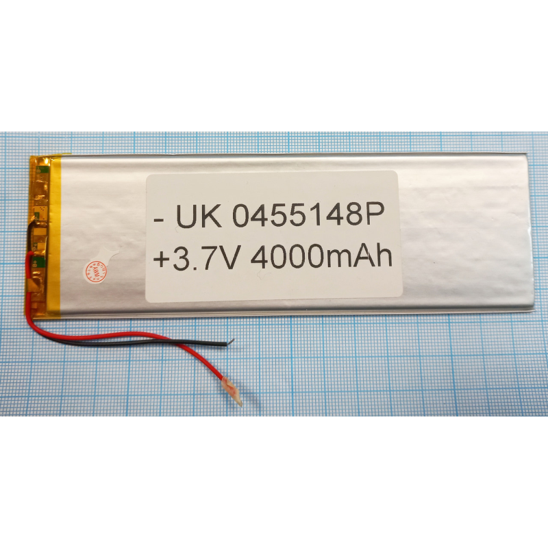 Акумулятор для планшета 154х55х3,6 мм (4000 mAh 3,7V) 0455148 AAA клас в Запоріжжі