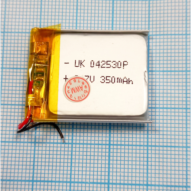 Акумулятор для планшета 4х25х31 мм (350 mAh 3,7V) 042530 AAA клас в Запоріжжі