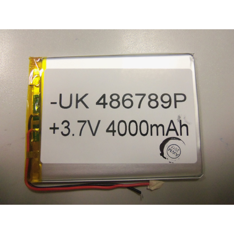 Внутрішній Акумулятор 4.3*67*89 (4000 mAh 3,7 V) 486789 AAA клас в Запоріжжі