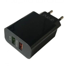 ЗЗП Grand D18AQ-2 з функцією швидкого заряджання USB 3.0 Quick Charge 3.0 2.1 A, чорний