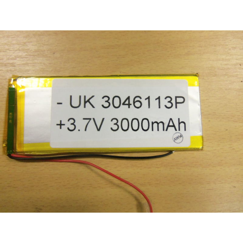 Внутрішній Акумулятор 3*45*112 (3000 mAh 3,7 V) 3046113 AAA клас в Запоріжжі