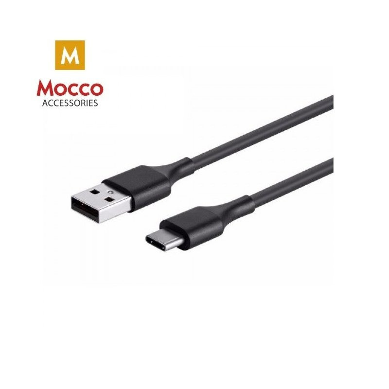 Mocco Fast Charge (DC12WK-G) Універсальний USB Кабель Типу Type-C 1 м Чорний