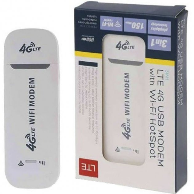 3G / 4G LTE USB-модем Router з точкою доступу Wi-Fi (White)