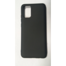 Чехол  Silicone Case (Full cover no logo) Samsung A02 S черный