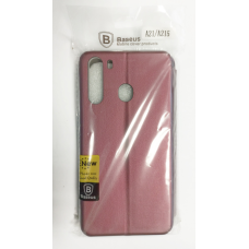Чохол-книжка Baseus Premium Edge Samsung А21/А215  гранатовий