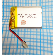 Внутрішній акумулятор 4*30*40 600 mAh 3,7V) 043040 AAA клас в Запоріжжі