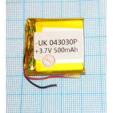 Внутрішній акумулятор 4*30*40 600 mAh 3,7V) 043040 AAA клас в Запоріжжі