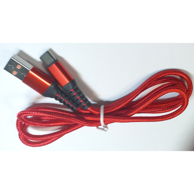 Кабель Type-C Denmen D07T білий 2,4 А 1 м